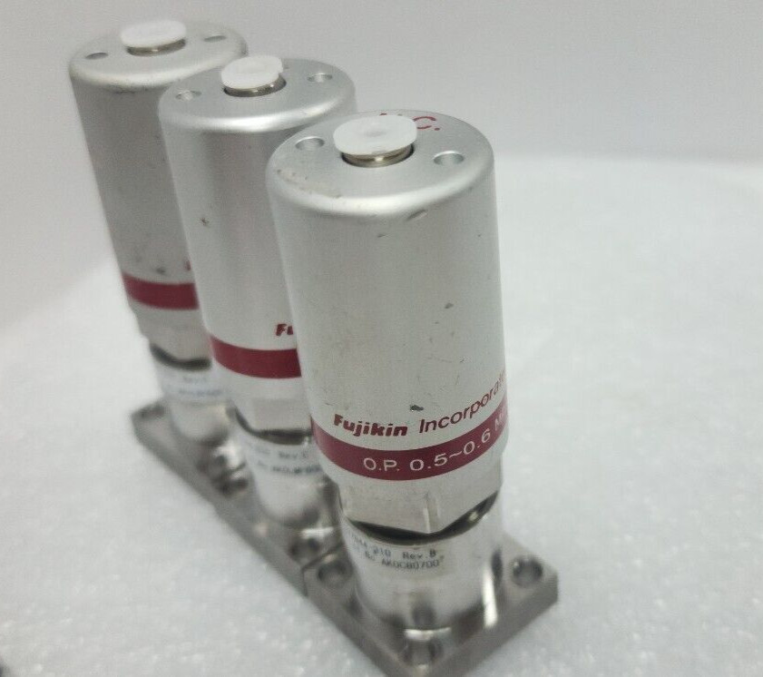 3Pc Lam 766-19783-310 Rev B, Fujikin 708223 Valve,Used,Jp+97072