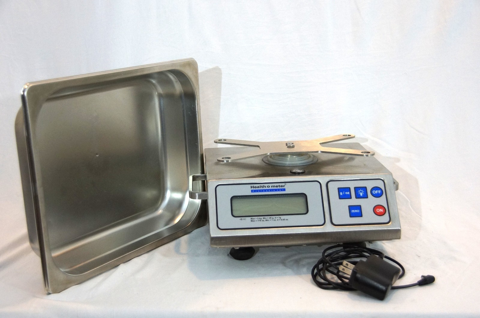 Health-o-Meter 3400KL Digital Lap Sponge Organ Scale w/ Pan Powers On Functional