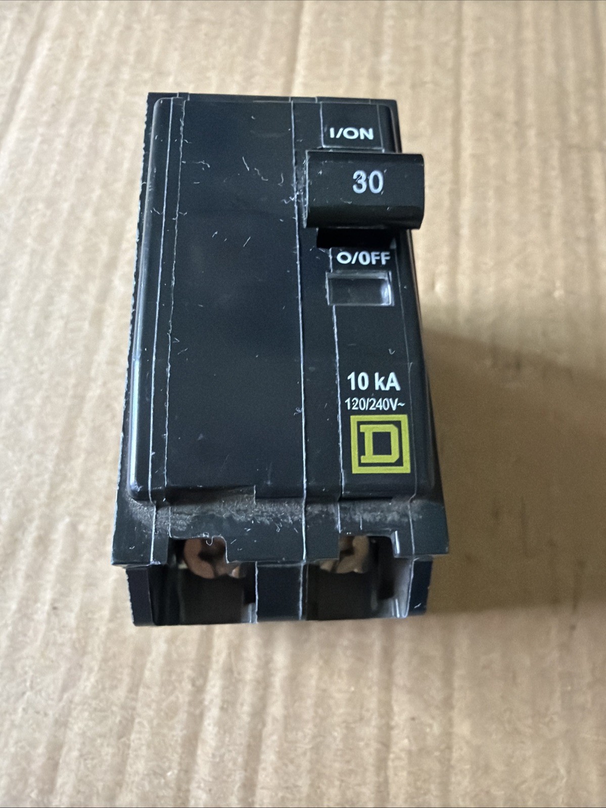 SQUARE D QO230 2-Pole 30-Amp 120/240V Circuit Breaker.