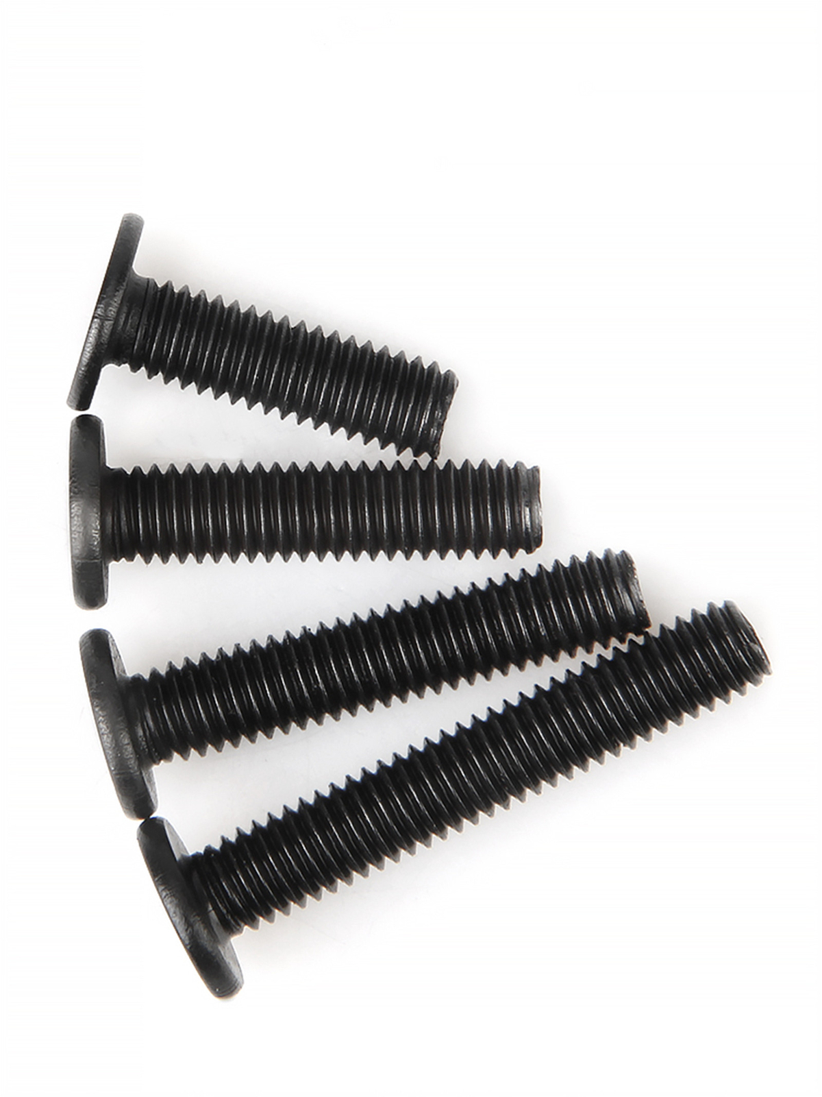 Black 304 Stainless Steel Torx Socket Utrathin Flat Head Screws M2 M3 M4 M5 M6
