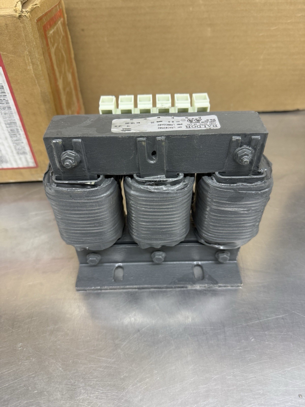 Baldor LRAC03502 Three Phase Line Reactor New In Box
