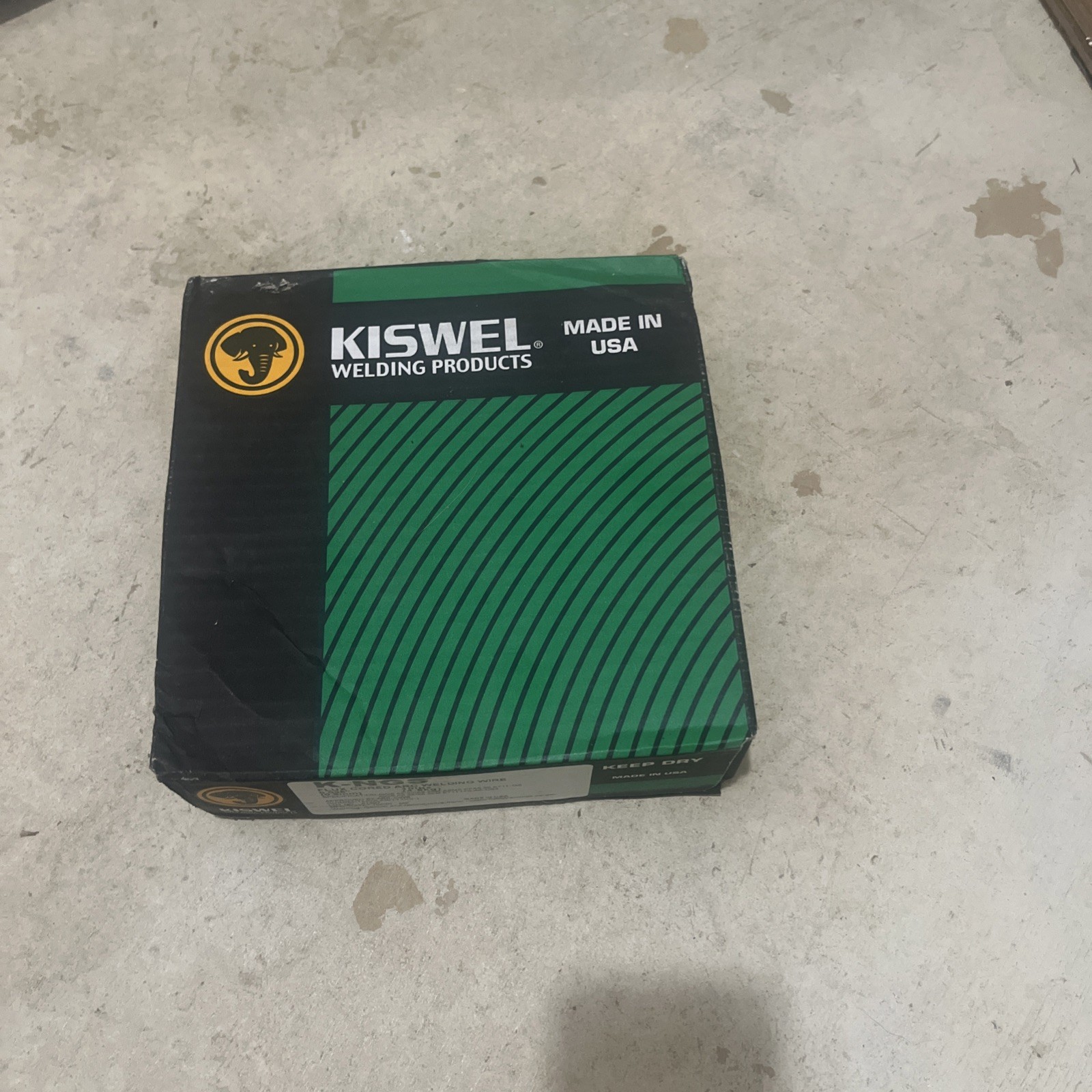 USA MADE Kiswel E71T-1C/1M 035 in Dia 10lb. Flux Cored Welding Wire GAS REQUIRED