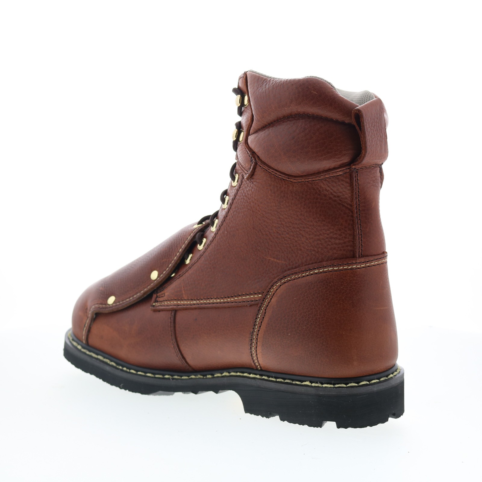 Iron Age Groundbreaker 8″ EH Steel Toe MetGuard Mens Brown Work Boots