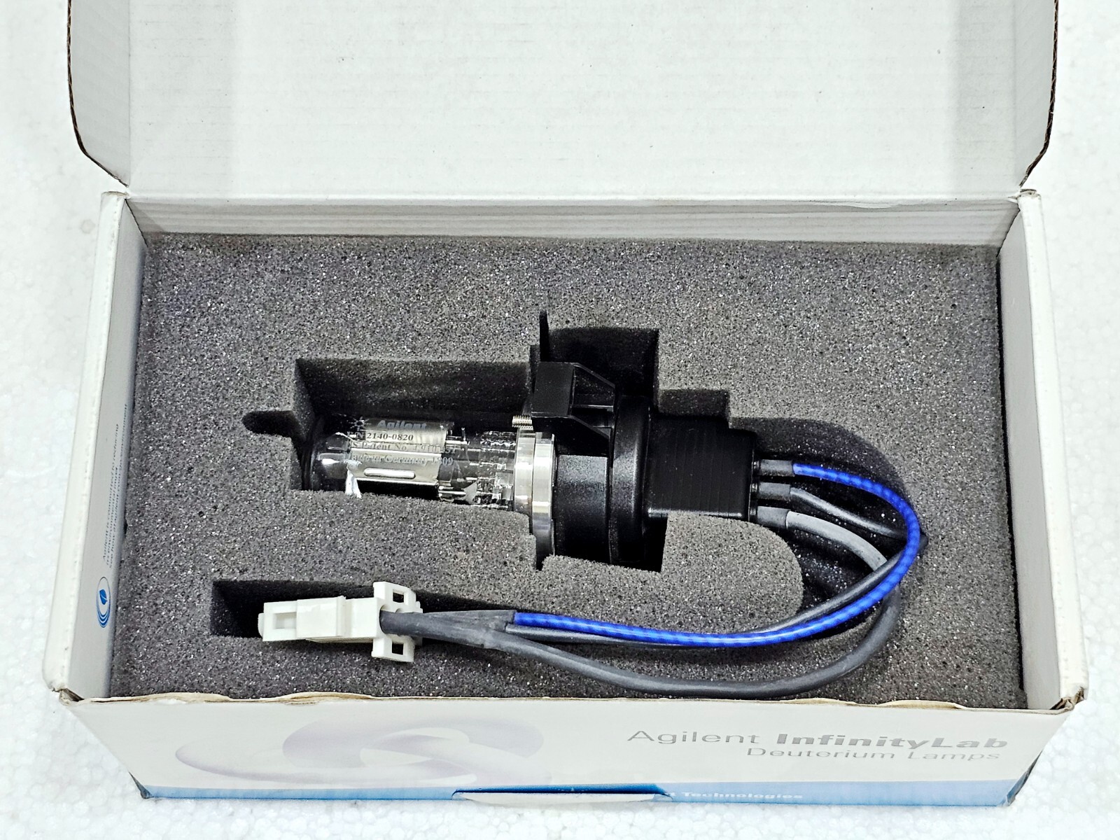 AGILENT INFINITYLAB PART NO:2140-0820 DEUTERIUM LAMP WITH RFID TAG 2400hr USED#4