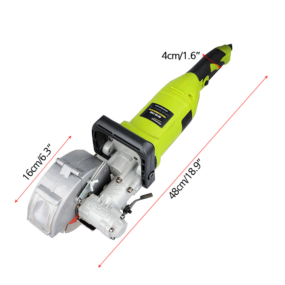 4KW 220V Electric Wall Chaser Groove Cutting Wall Slotting Machine Home House US