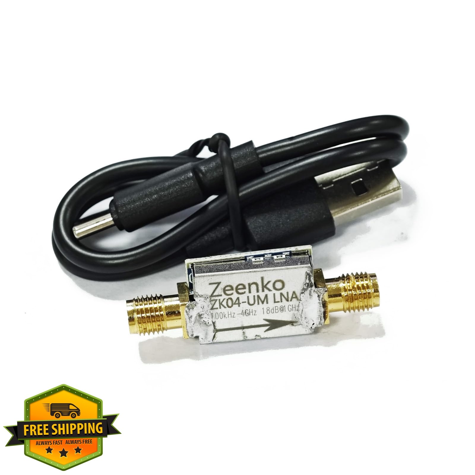 AURSINC ZK04-UM LNA Amplifier 100kHz-4GHz SDR
