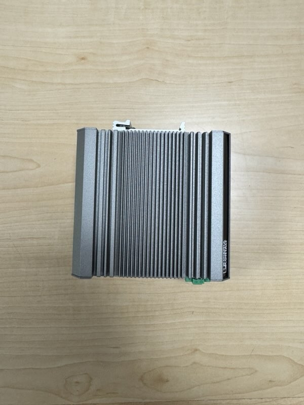 Industrial PC, IP30-rated, fanless, Intel Celeron N3350, 4GB RAM, 32GB M.2 SSD