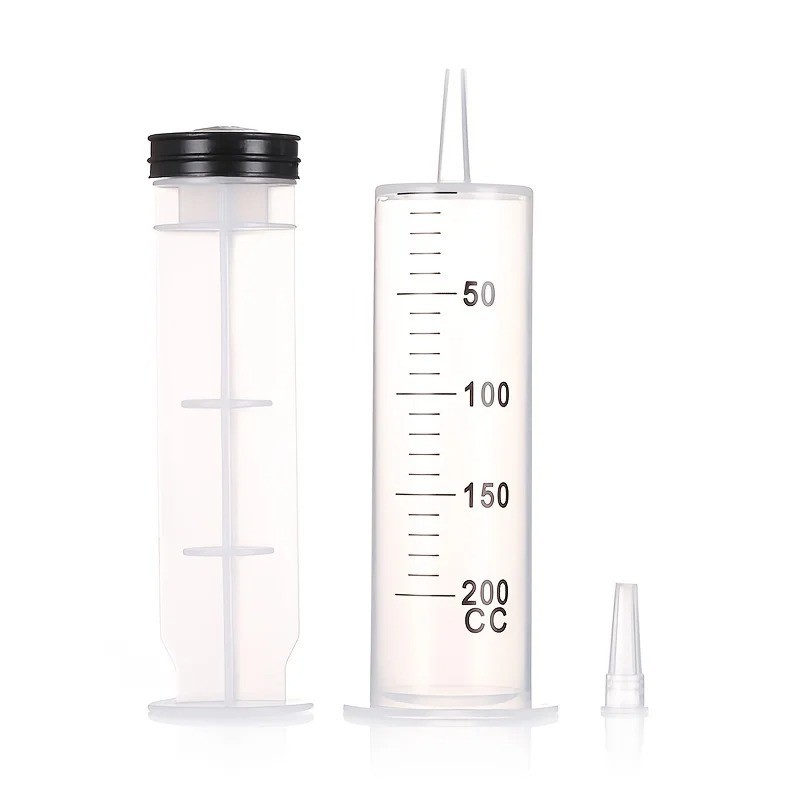 Large Capacity Syringe20-500ml Options) – Reusable Plastic Pump
