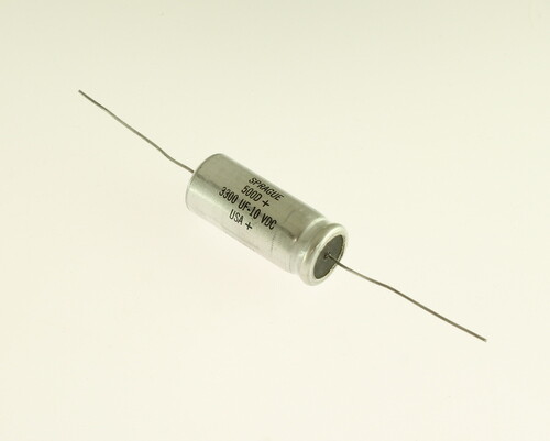 8x 3300uF 10V Axial Electrolytic Aluminum Capacitor Volts DC 3300mfd 10VDC