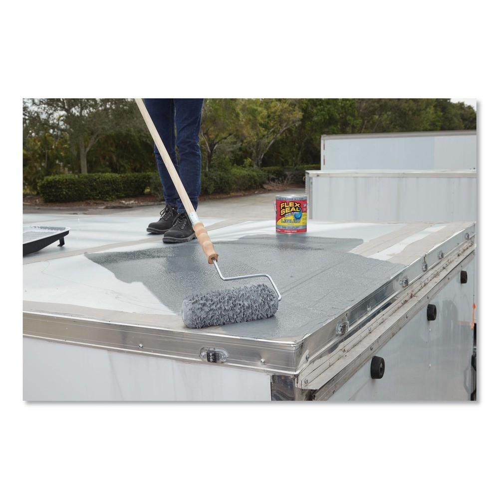 Flex Seal Products US855GRY012 1-Gal Can Sealant Coating Liquid – Gray 2/CT New