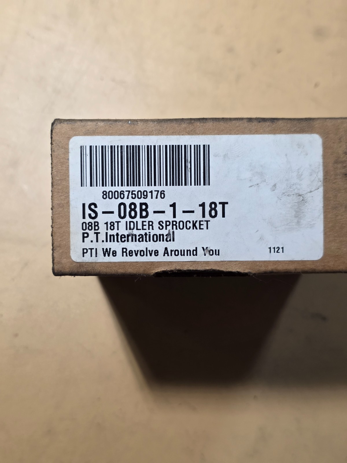 PTI IS-08B-1-18T 08B 18T Idler Sprocket