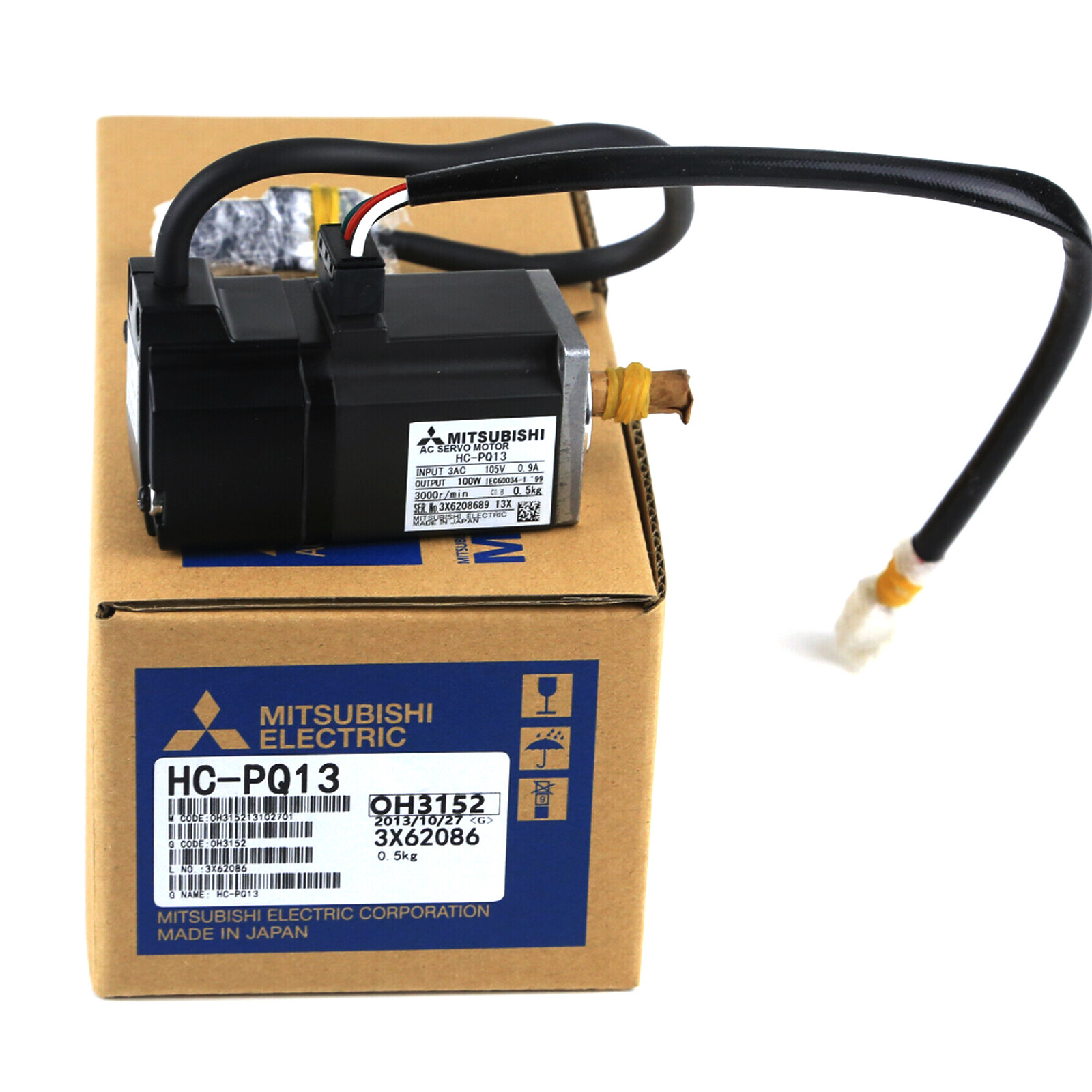 New In Box MITSUBISHI HC-PQ13 Servo Motor
