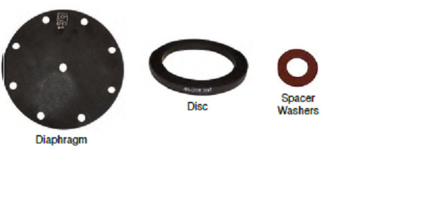Cla-Val Rubber Repair Kit Stock 100-01 Hytrol Diaphragm Kit 3″ Stock # 9169812G