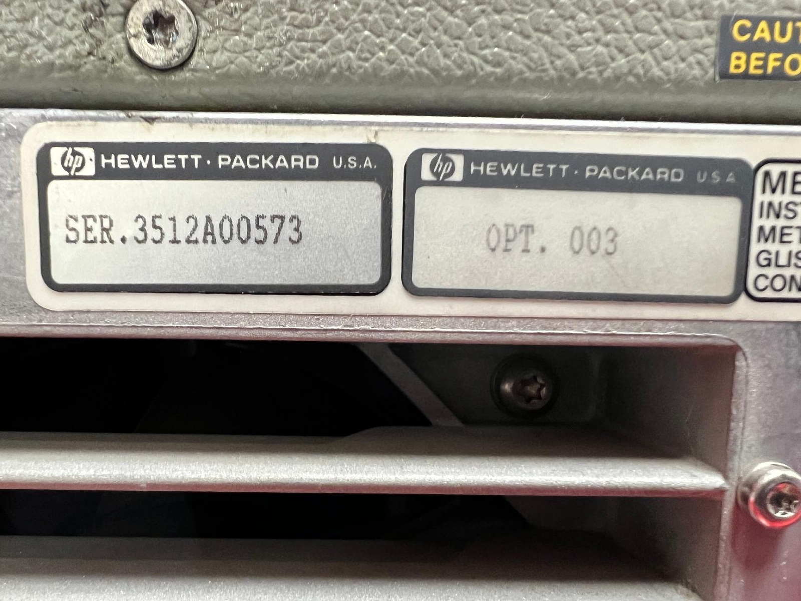 Agilent/Keysight 8644B OPT. 003, Synthesized Signal Generator, 252kHz-1030MHz