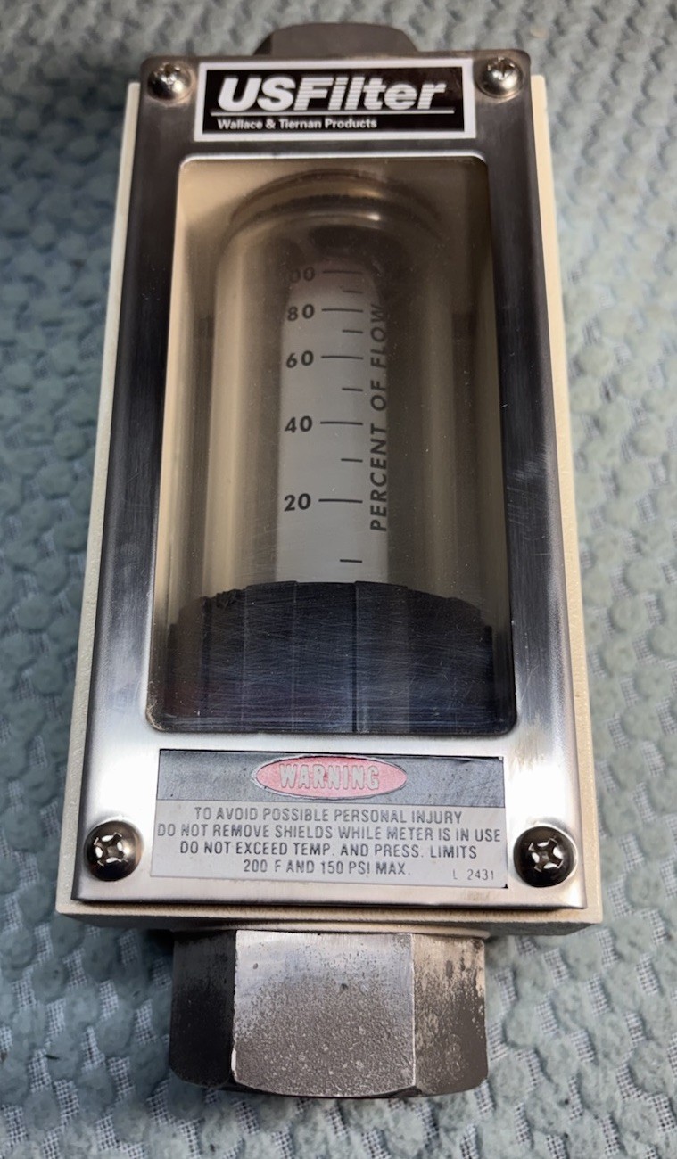 Wallace & Tiernan 5510A02109xxexx Direct-View Flowmeter 0-100 Percent 1/2”
