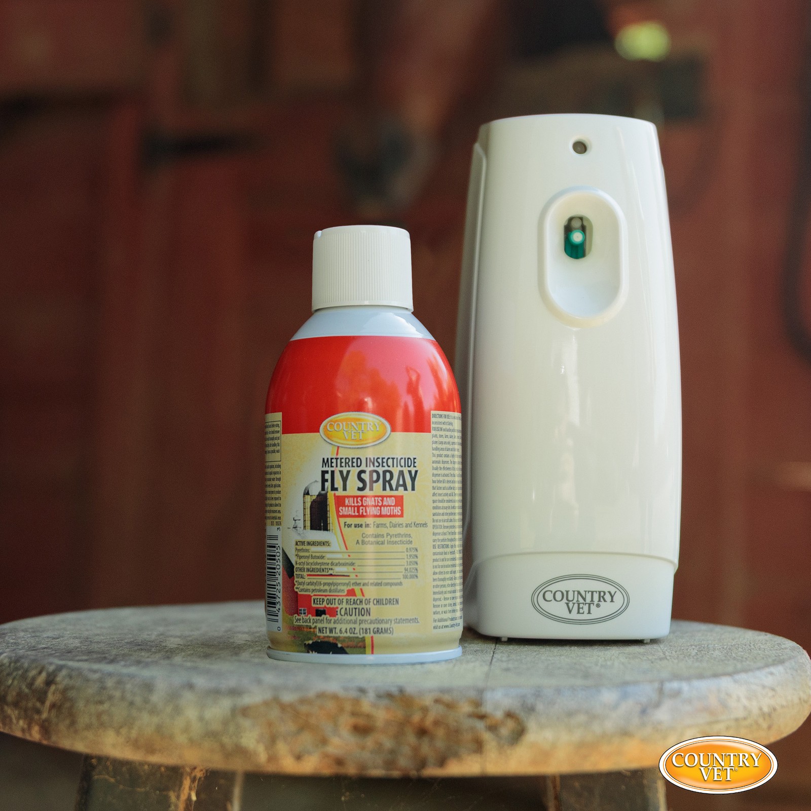 Country Vet Metered Insecticide Fly Spray – 6.4 oz (Case of 12) – 342050CVA –