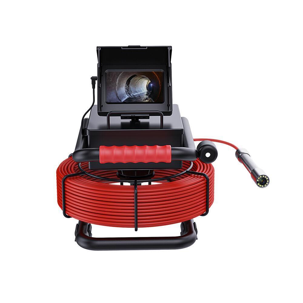 ESANHAO Sewer Camera 98ft/30m Pipe Inspection Camera HD Drain 4.3in LCD Monitor