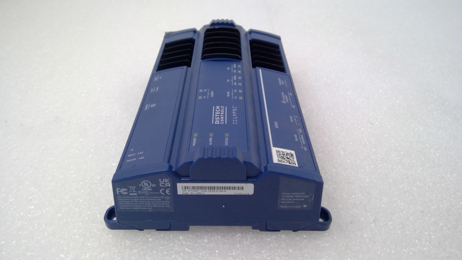 Distech Controls Eclypse APEX ECY-APEX-A BAS IOT Edge Controller BACnet MOdbus