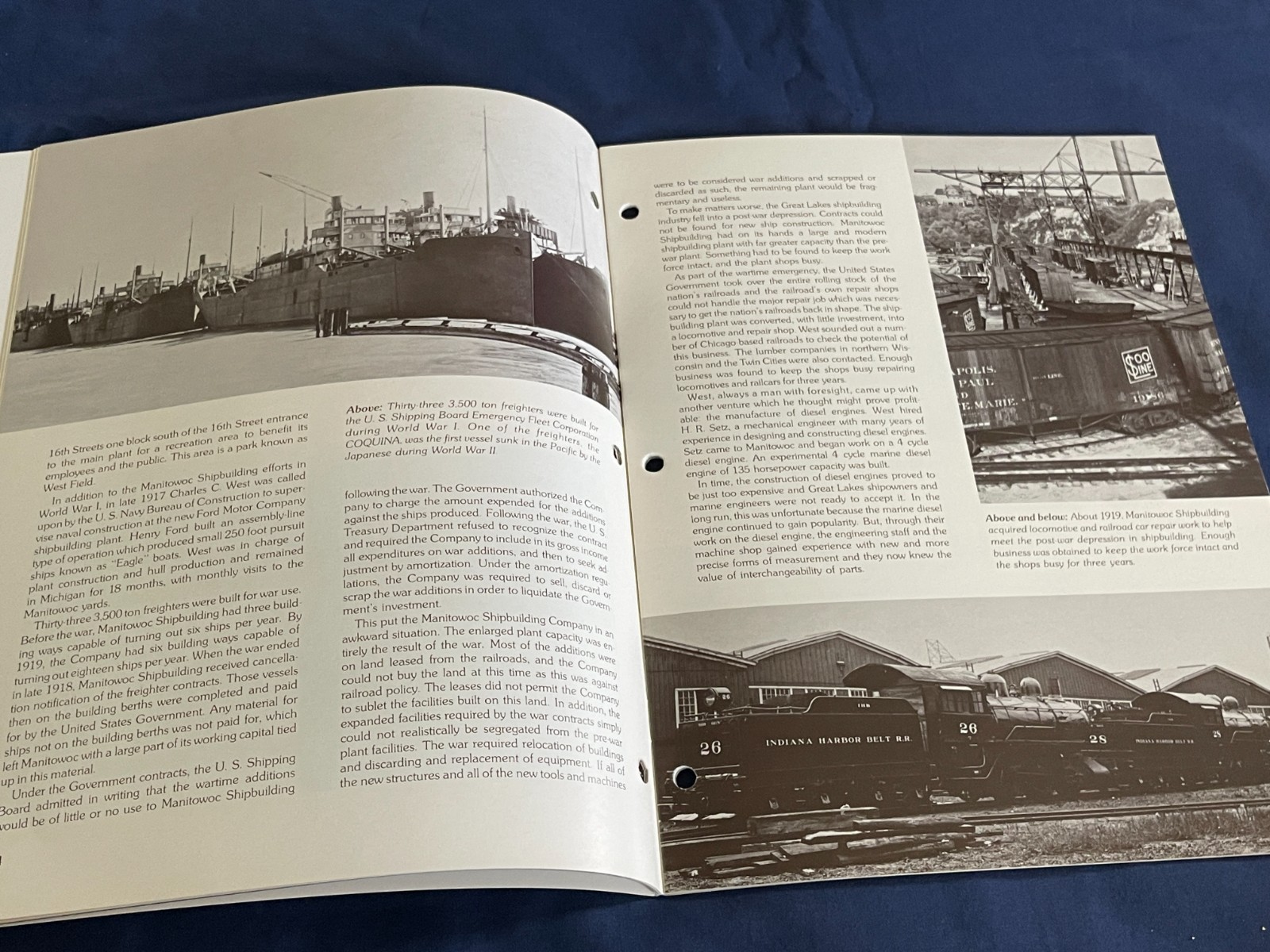 The Manitowoc Company 75 Years Booklet Brochure Dealer Sales Pamphlet