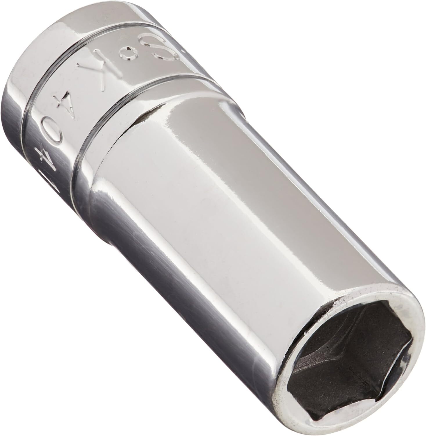 SK Tools 3/8-Inch Drive – 7/16-Inch – Deep 6-Point Chrome Socket (40414)