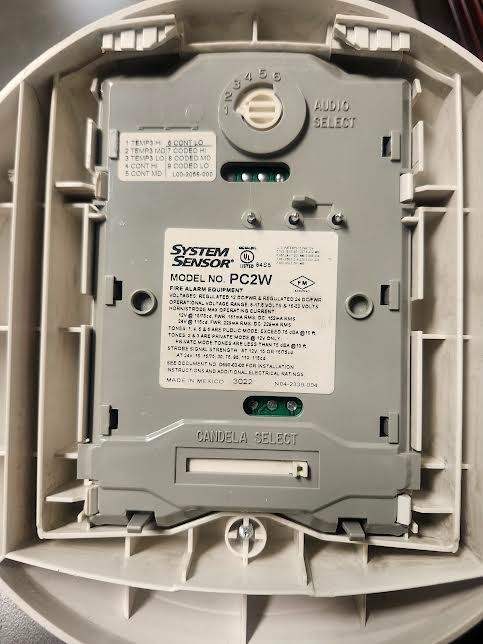 System Sensor PC2W Fire Alarm Strobe Ceiling (WH)