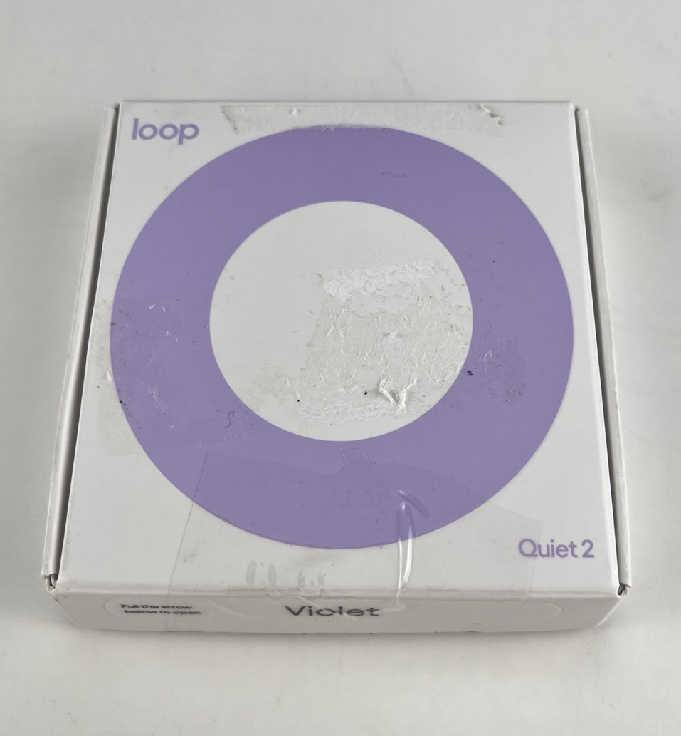 Loop Quiet 2 Ear Plugs Violet Noise-Reducing Earplugs NRR 14dB SNR 24dB