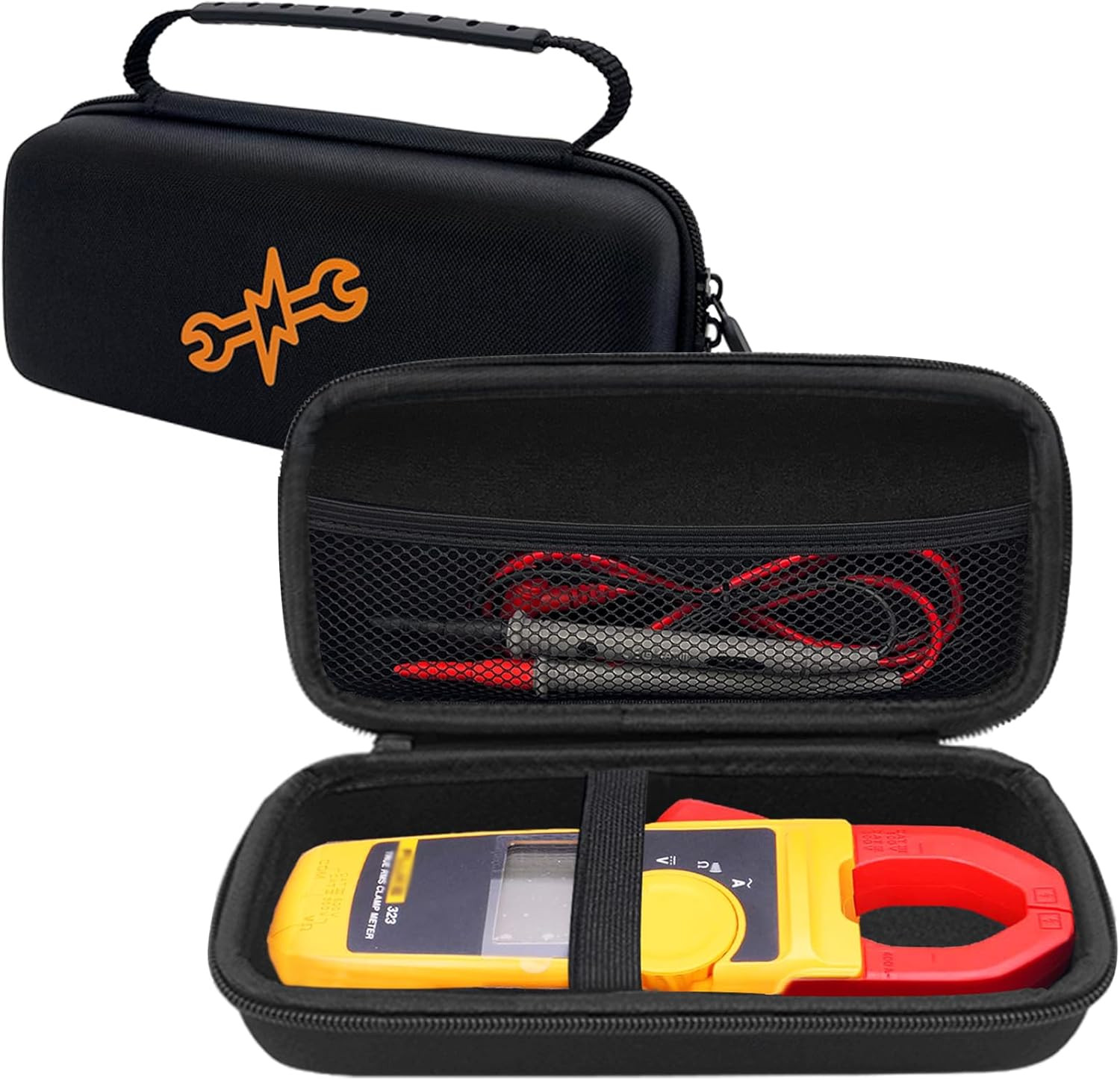 Hard Tool Carrying Case for Fluke 323/324/325/303/305 Clamp Multimeter FC True R