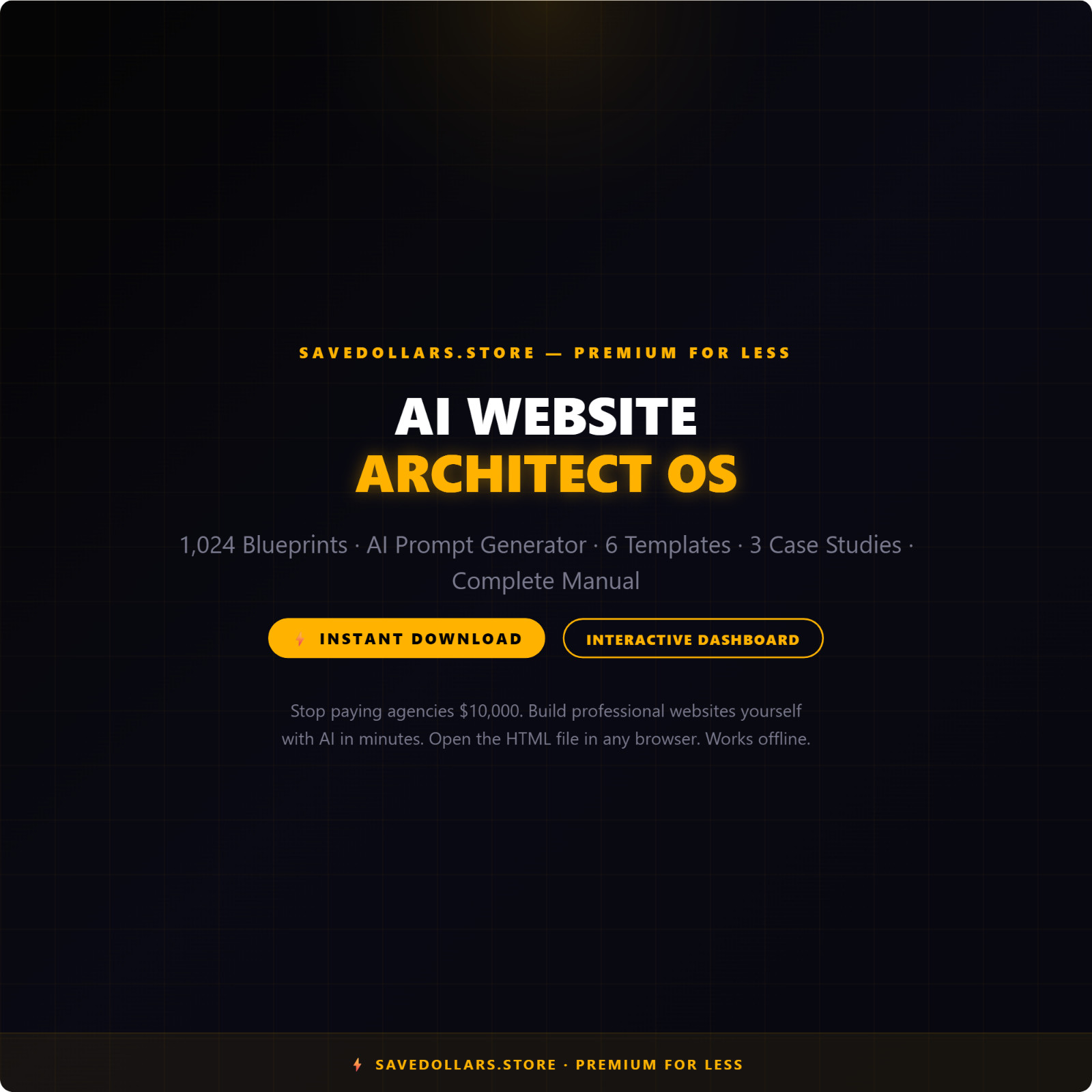 AI Website Builder Kit, 1024 LLM Prompts, ChatGPT Claude Generator