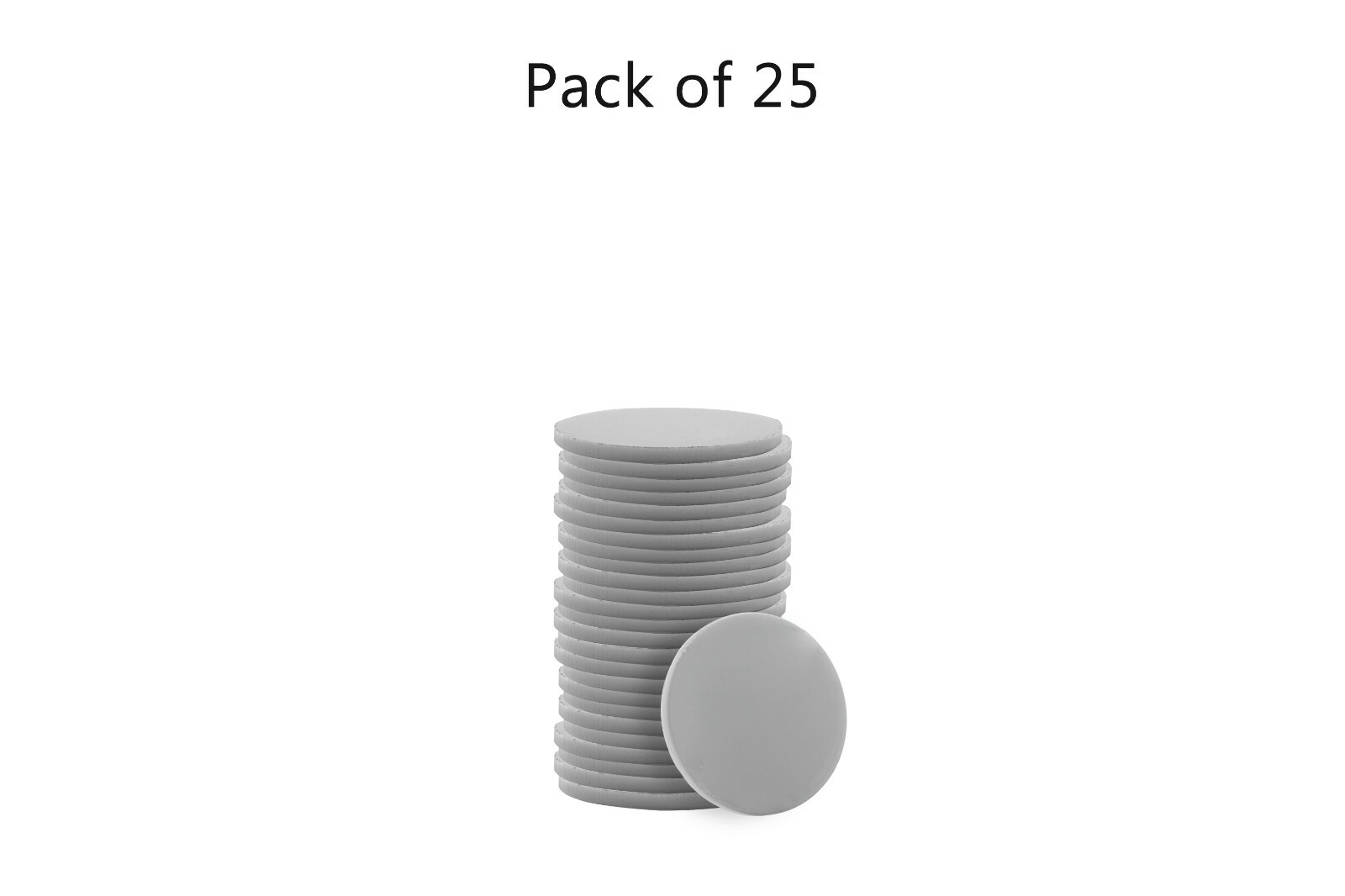 3″ Circle White Acrylic Value Pack of 25 Discs for Arts and Crafts DIY Create