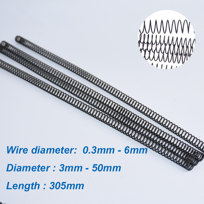 Compression Spring Various Size 0.3-6mm Wia Dia 305mm Length Pressure Compressed