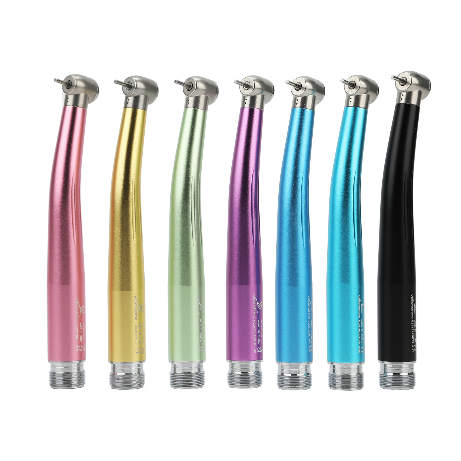 NSK Style Dental High Speed Handpiece Colorful Turbine 2/4 Holes 7 Colors Rotor