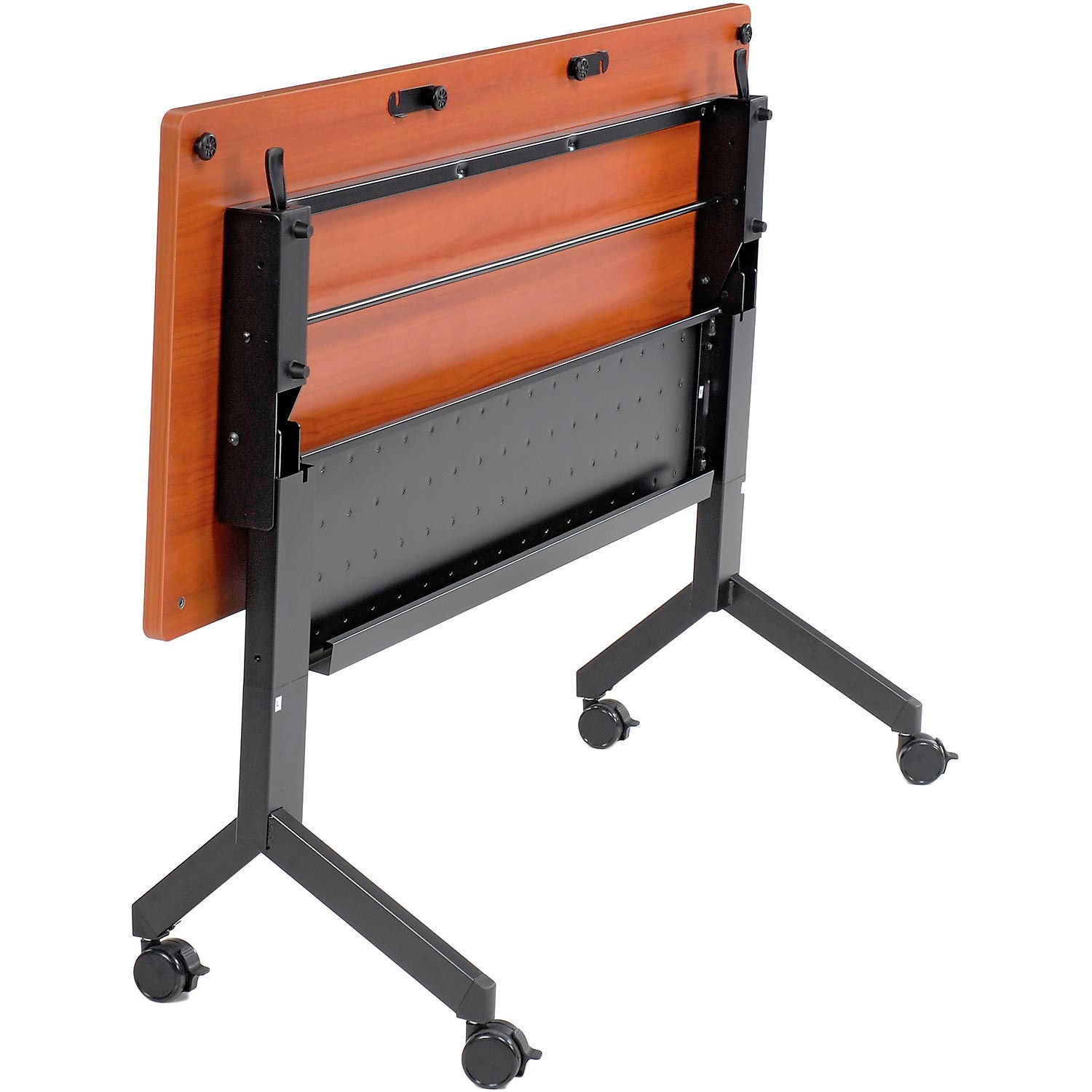 Global Industrial Flip-Top Training Table 60″ x 24″ Cherry