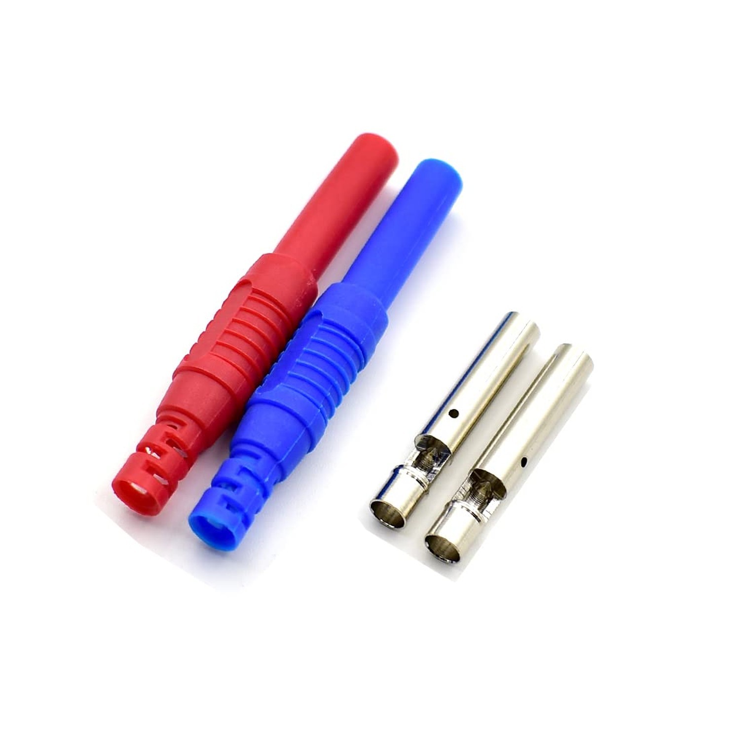 5Colors Insulated Safety Shrouded 4mm Female Banana Plug Jack Socket Solder D…