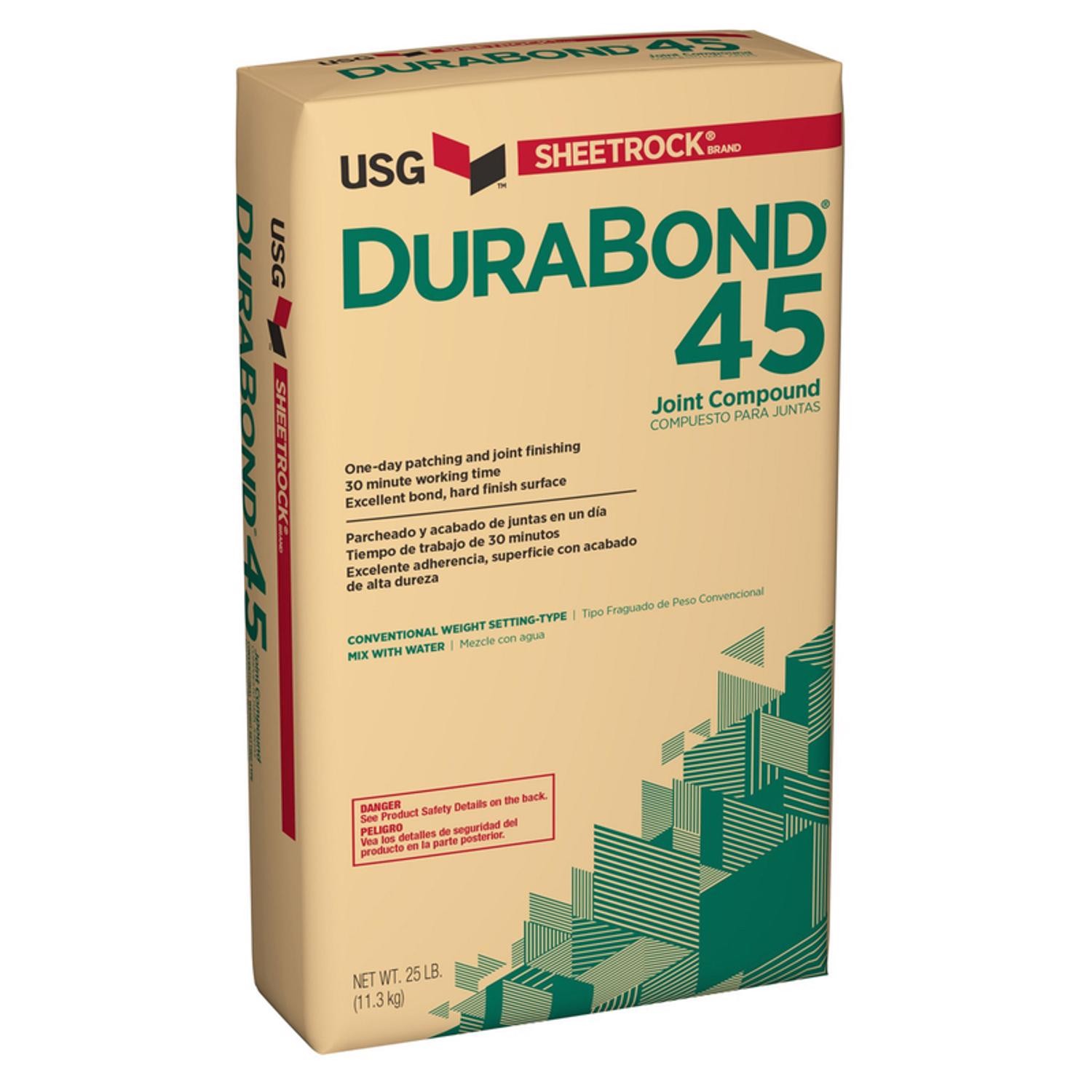 Sheetrock 381110 DuraBond 45 Indoor/Outdoor Natural Joint Compound 25 lbs.