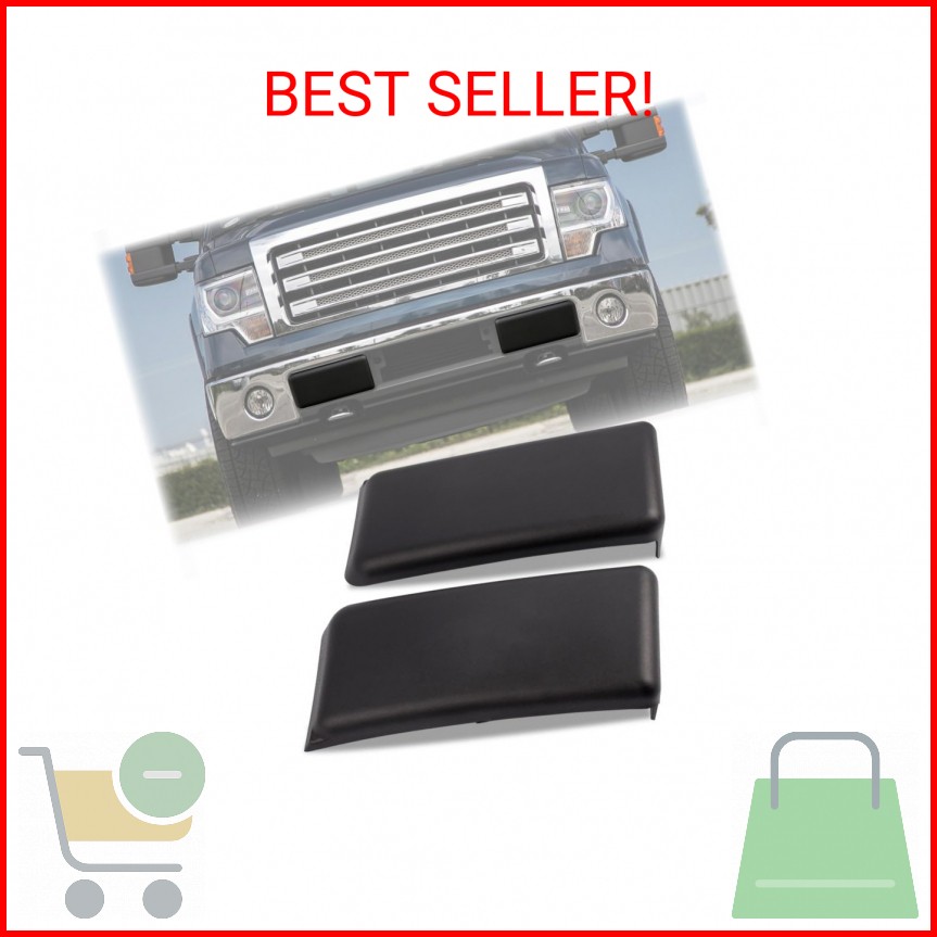 PIT66 Front Bumper Guards Inserts Caps Pads Compatible with Ford F150 2009-2014/
