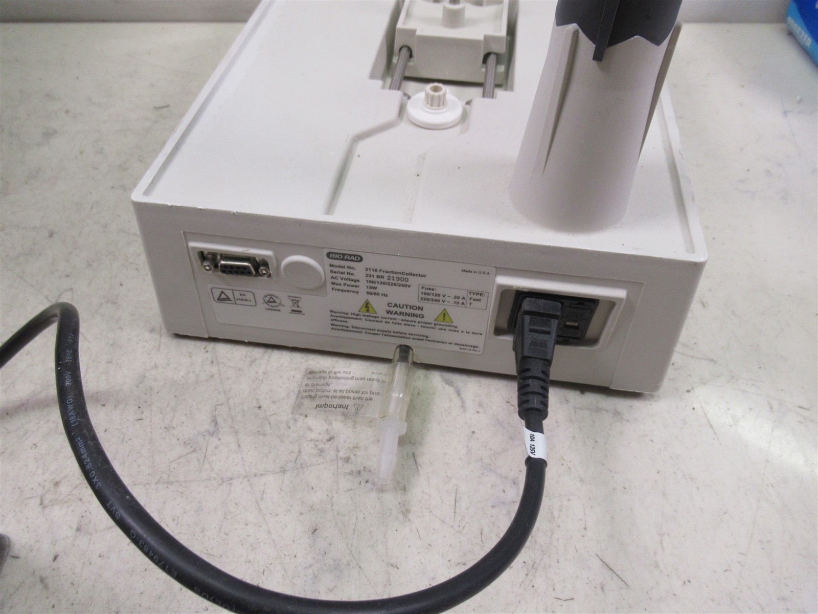 Bio-Rad 2110 Fraction Collector Chromatography System – Powers On