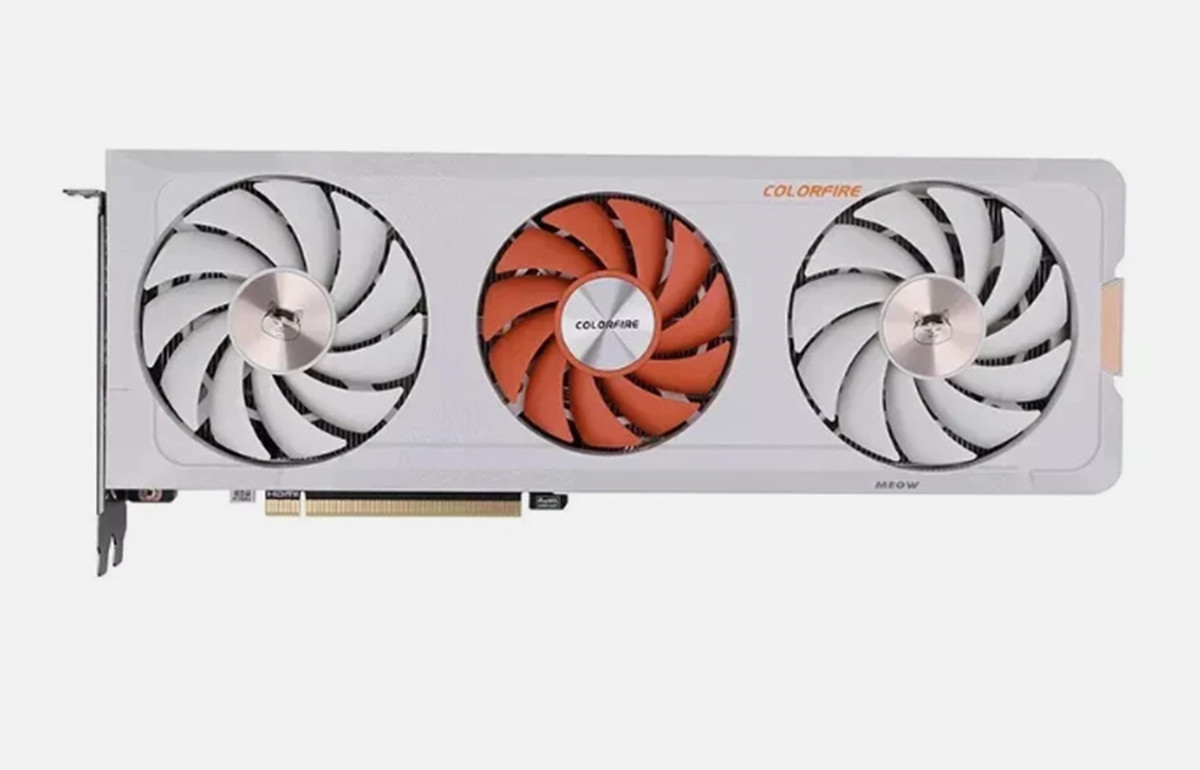 1PC New COLORFIRE GeForce RTX 4070 Meow 12GB GDDR6X Graphics card Gaming GPU