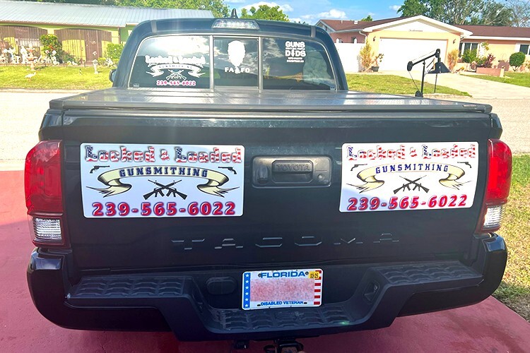 1 PAIR (2) MAGNETIC SIGNS for CAR / TRUCK / VAN / TRAILERS – 18″ x 12″