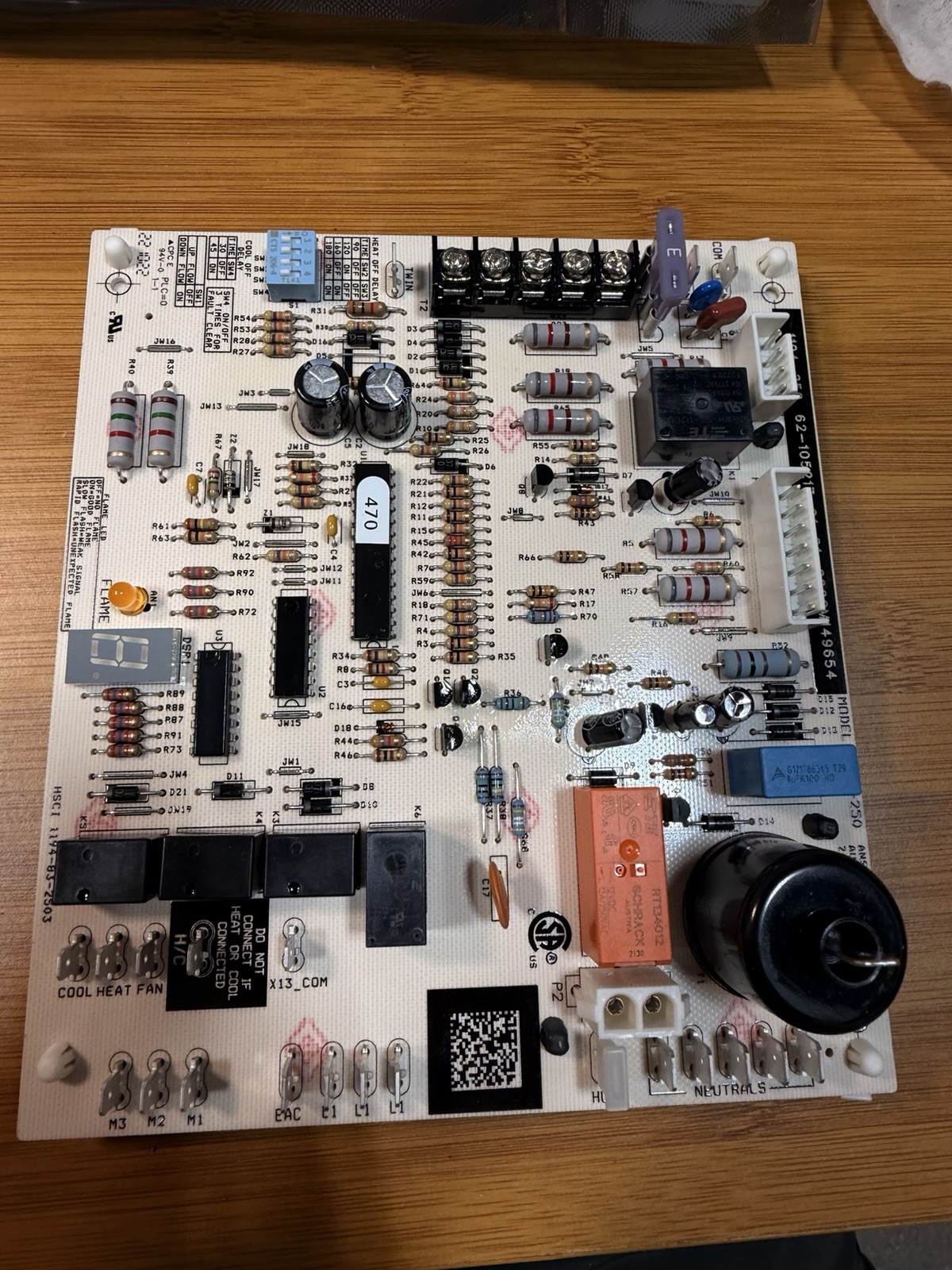 Brand New Protech 62-105217-01-01 OEM Furnace Control Board 1194-250