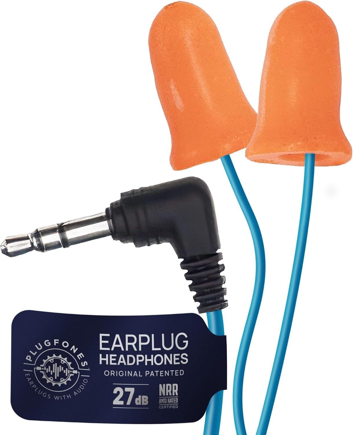 Basic Orange Earplug Headphones OSHA Compliant & Noise Reducing