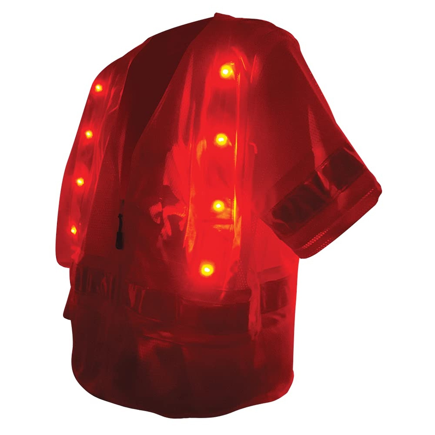 Global Glove unisex-adult Led Safety Vest 3X-Large Hi-vis Yellow