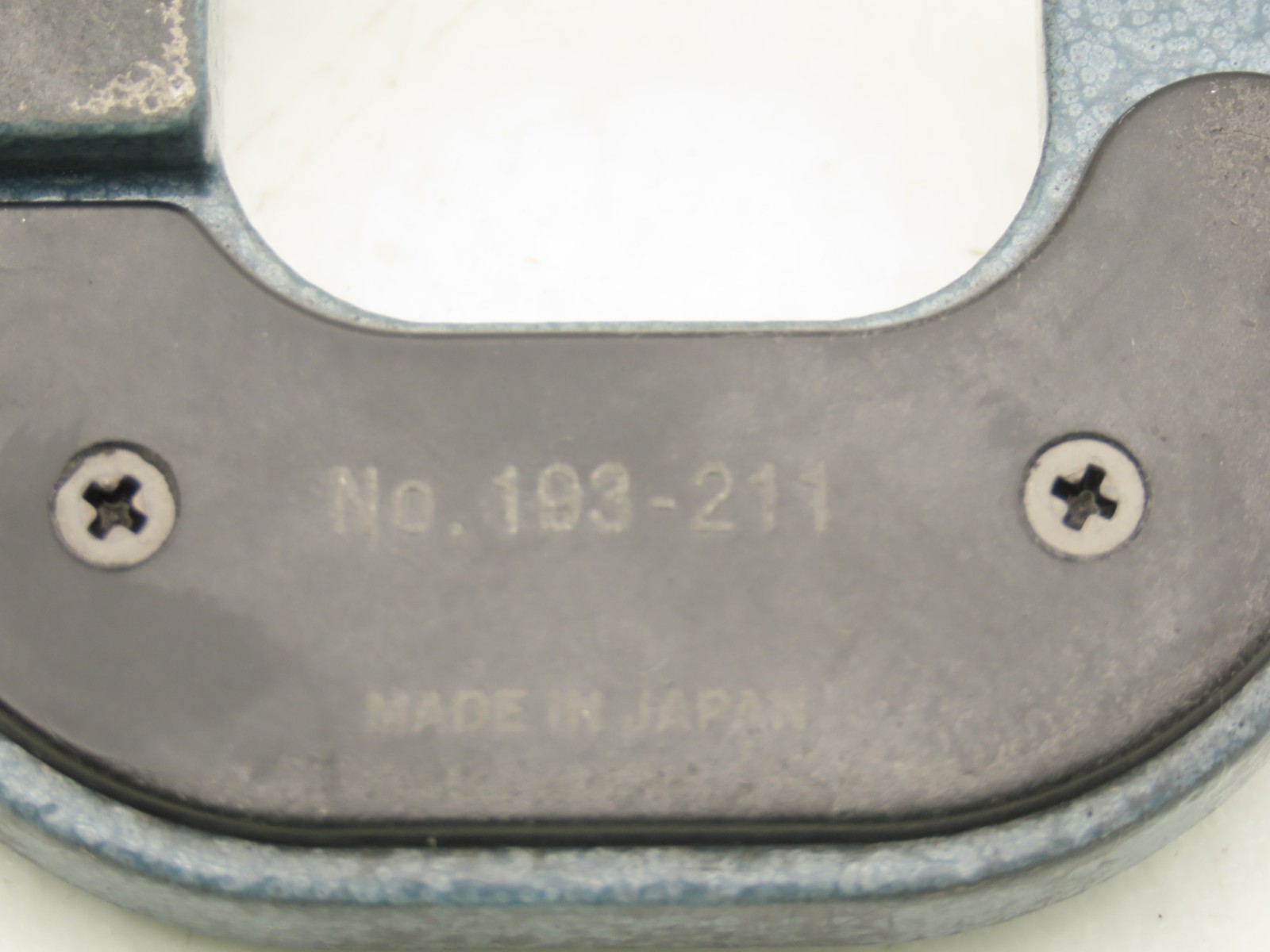 Mitutoyo 193-211 Mechanical Digit Counter Micrometer 0-1″ Range Blue LOT OF 2