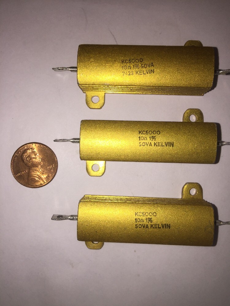 10 Ohm 50 Watt 1% Tolerance Resistor By SOVA KELVIN Brand New 3 Pack