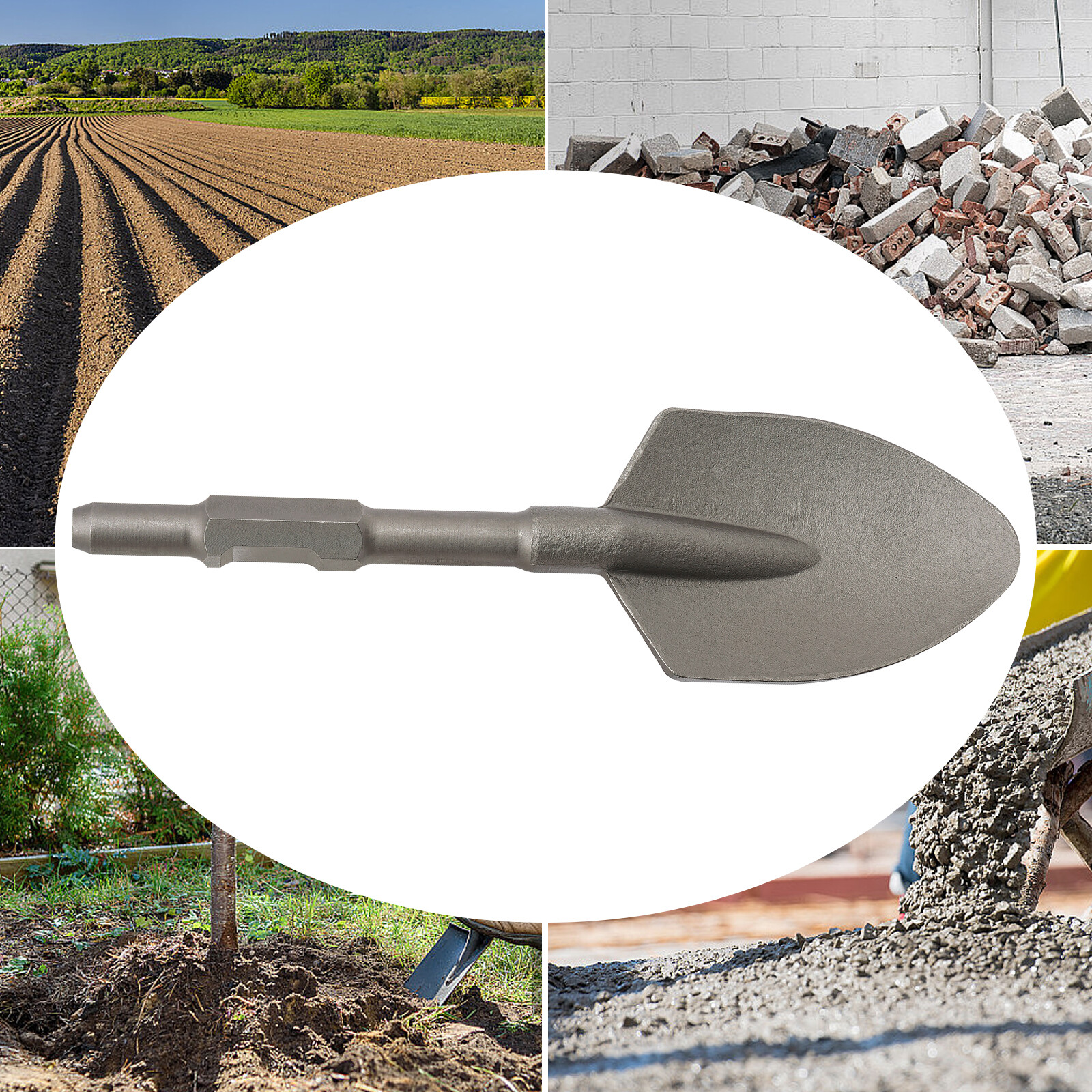 Jack Hammer Shovel Chisel Demolition Chisel Bits For 65A Electric Hammer