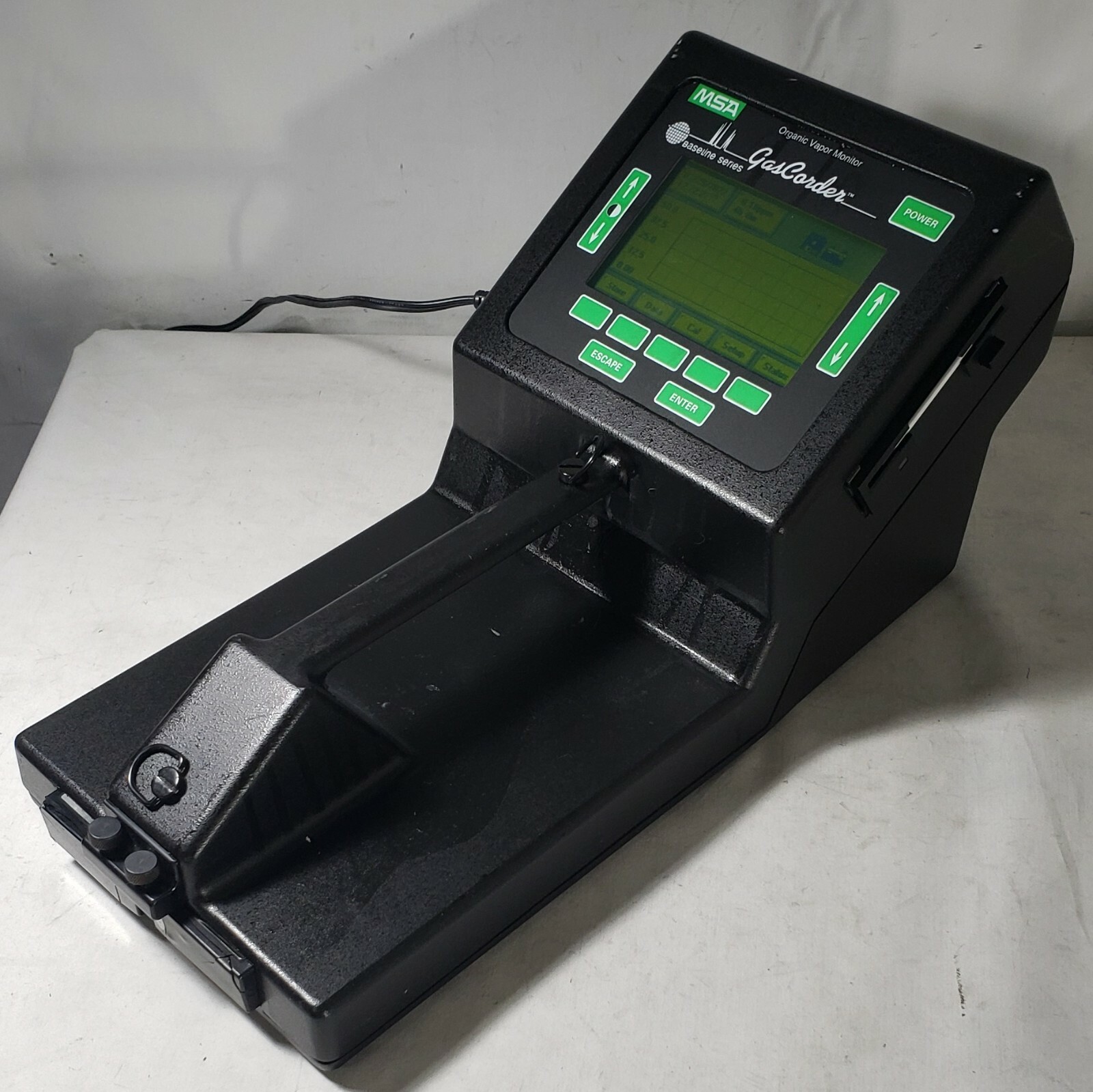 MSA GasCorder PID Organic Vapor Monitor w Extra Batteries