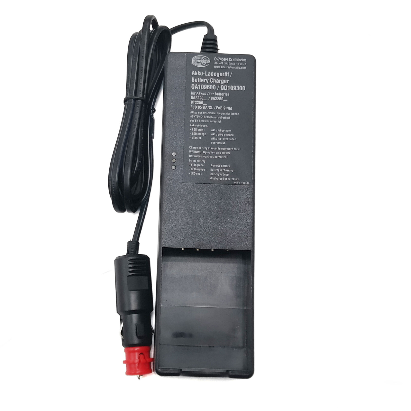 QA109600 QD109300 220V Battery Chargers for HBC Radiomatic BA225030 #T516 YS
