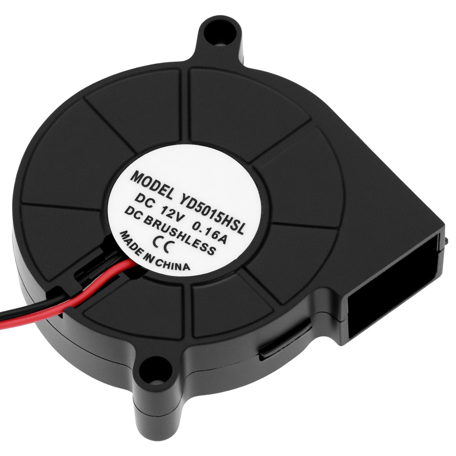 4 Pack 5015 Blower Fan 12V 5500 RPM Hydraulic Bearing 3D Printer Hotend Fan