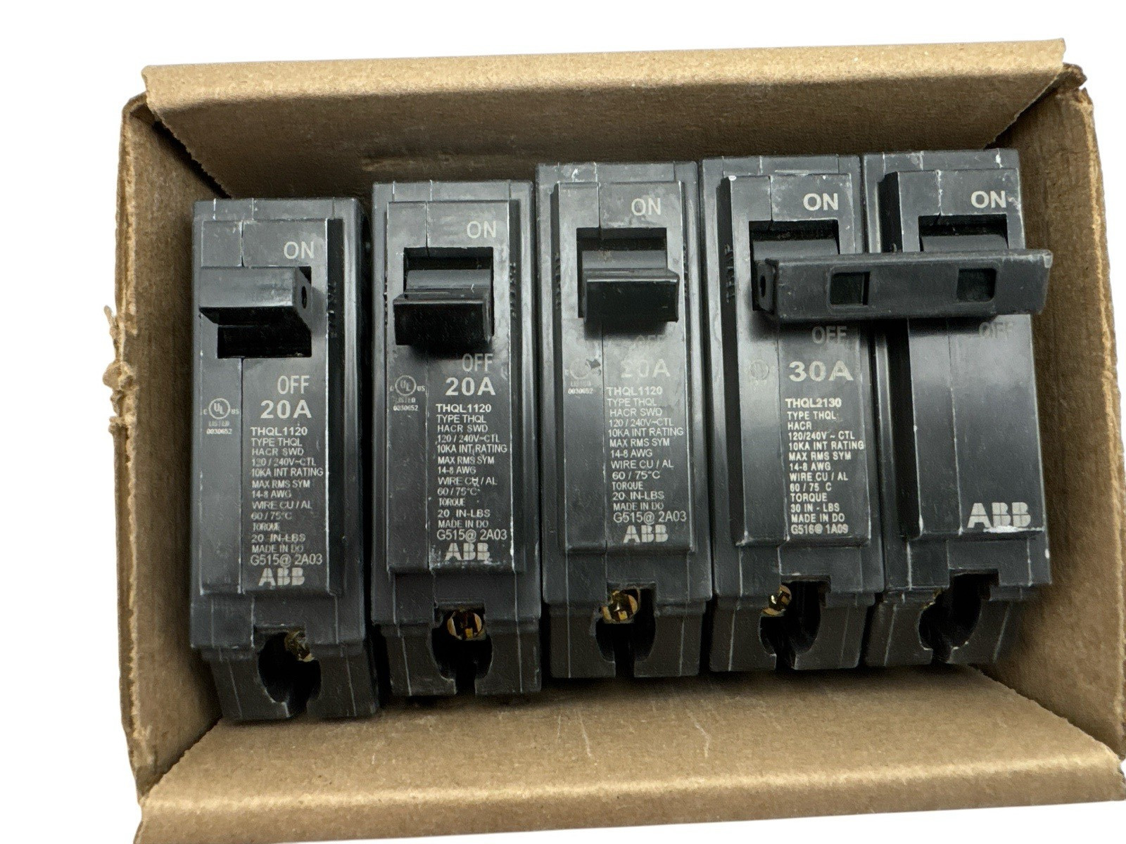 ABB PAL3020PA 200A 30-Space 60-Circuit Indoor Main Lug Panel W/Breakers (OB3)