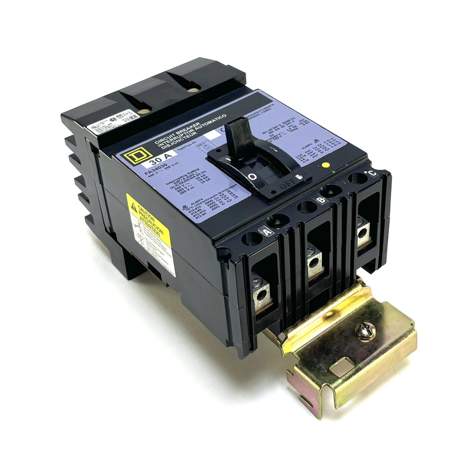 Square D FA34030 Pole Circuit Breaker
