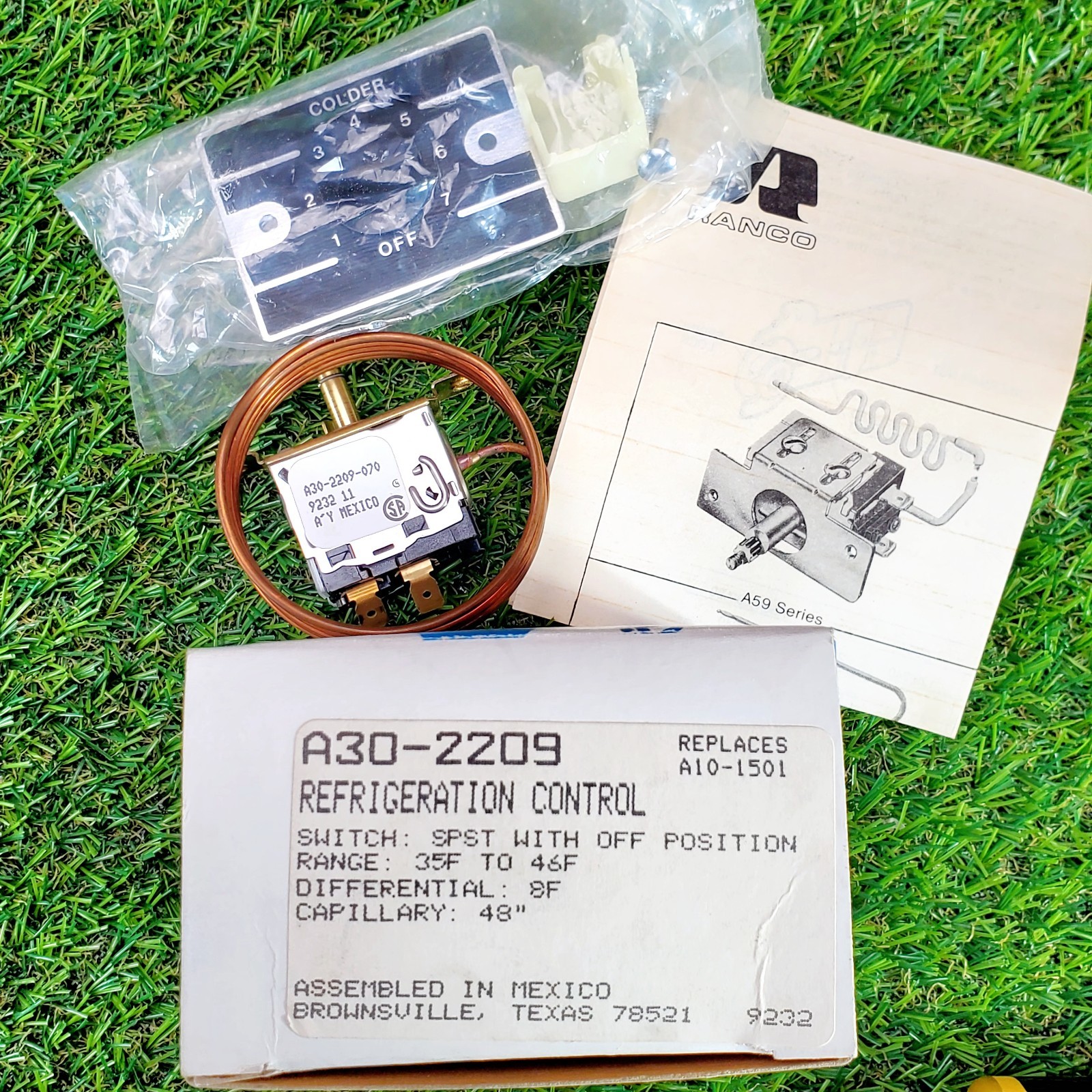 RANCO A30-2209 Refrigeration Control NOS Replaces A10-1501